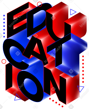 Istruzione scritta in stile 3d con testo decorativo PNG, SVG
