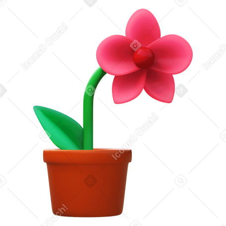 3D orchid PNG, SVG