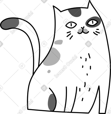 半只猫 PNG, SVG