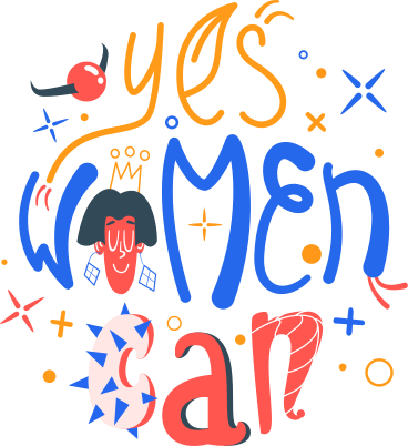 Yes women can PNG, SVG