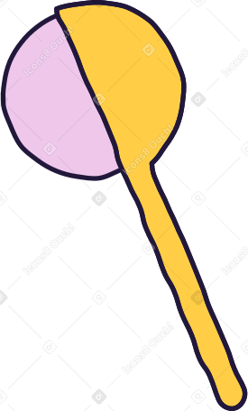 icecream spoon Illustration in PNG, SVG