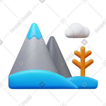 冬季景观 PNG, SVG