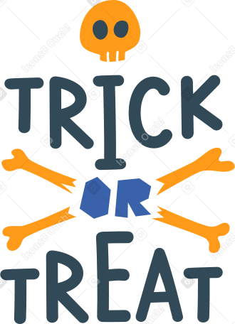 trick or treat PNG, SVG