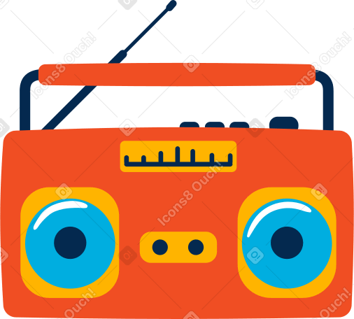 boombox PNG, SVG