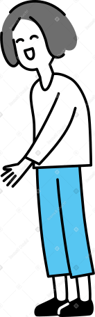 женщина протягивает руку в PNG, SVG