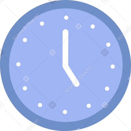 clock wall Illustration in PNG, SVG