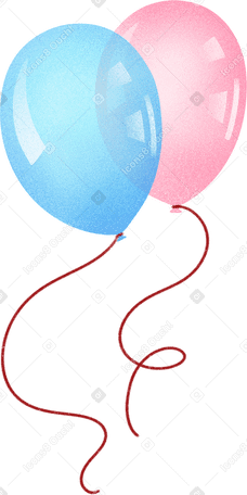 Надувные шарики в PNG, SVG