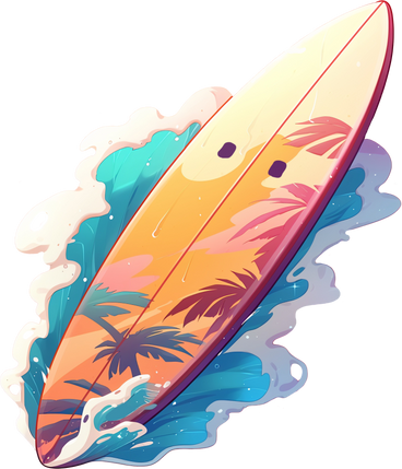 Доска для серфинга в PNG, SVG