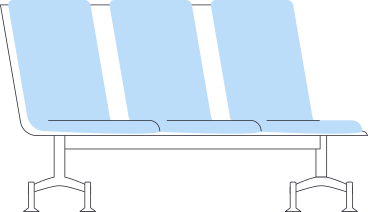 airport aisle seat PNG, SVG