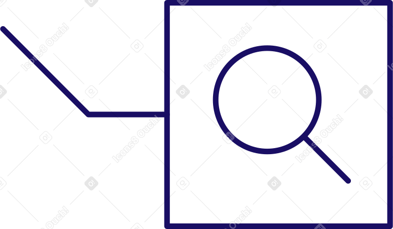 icona lente di ingrandimento PNG, SVG