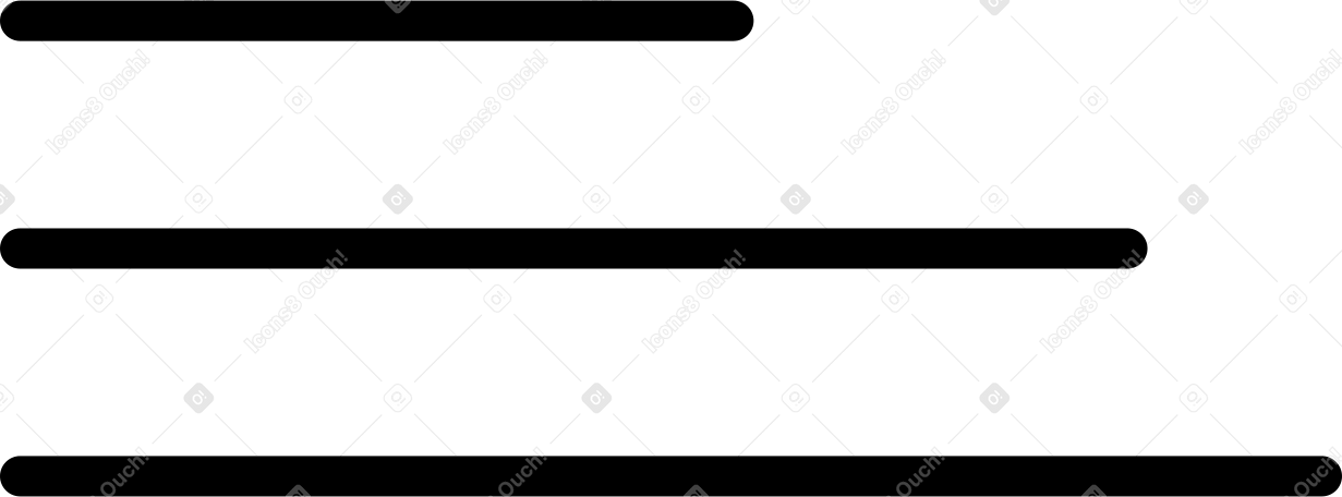 ツリーの黒いテキスト行 PNG、SVG
