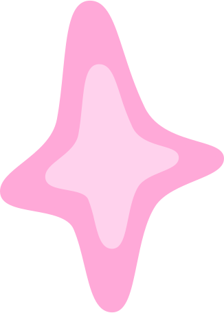 pink star Illustration in PNG, SVG