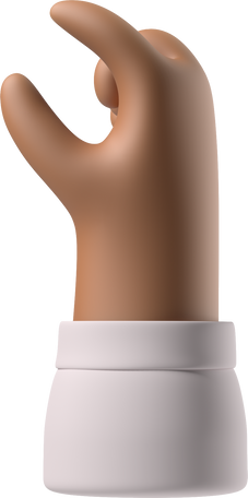 pinching hand Illustration in PNG, SVG