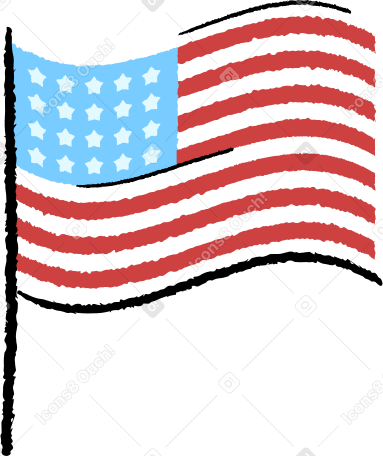 bandera estadounidense PNG, SVG