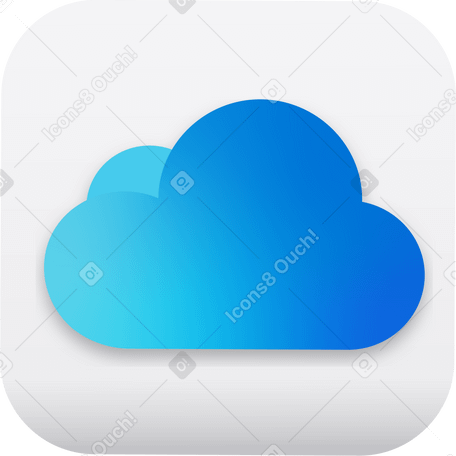 云存储图标 PNG, SVG