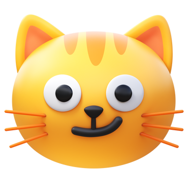 cat with wry smile PNG、SVG