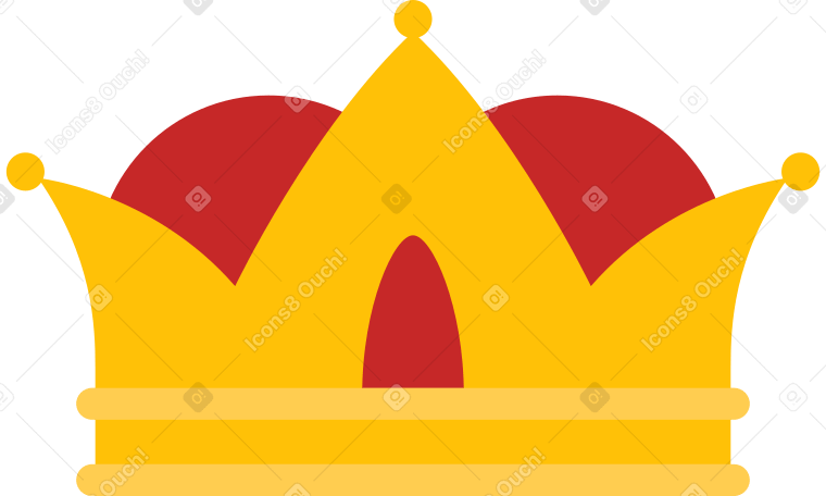 king crown PNG, SVG