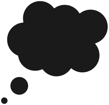 thought bubble m PNG, SVG
