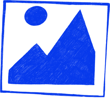 blue picture with mountains PNG, SVG