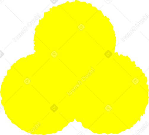 trefoil yellow Illustration in PNG, SVG