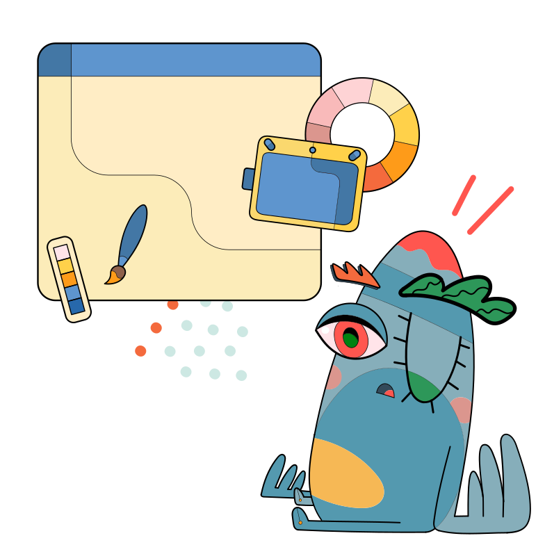 Web design Clipart illustration in PNG, SVG