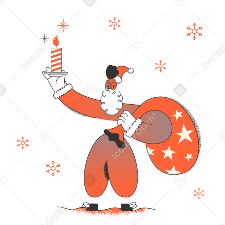 Санта клаус в PNG, SVG