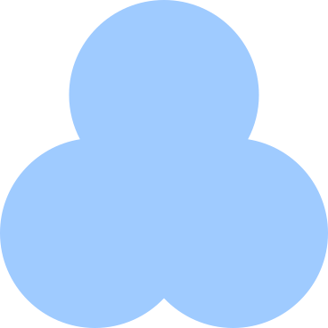 Light blue trefoil в PNG, SVG