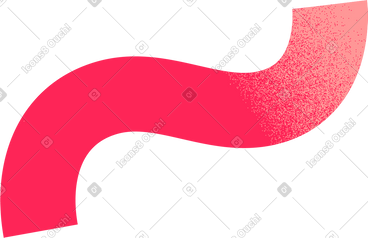 Red curved line PNG, SVG