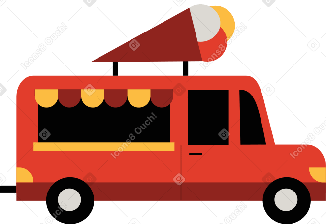 camion di cibo PNG, SVG