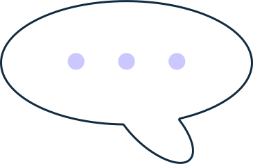 speech bubble with dots animated illustration in GIF, Lottie (JSON), AE