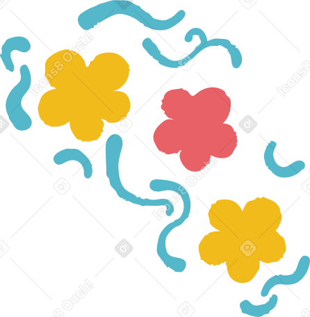 floral print PNG, SVG