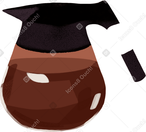 coffee kettle without a handle PNG, SVG