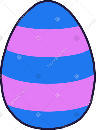 easter egg Illustration in PNG, SVG
