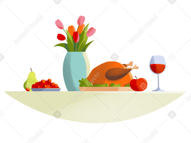 感謝祭の食事 PNG、SVG