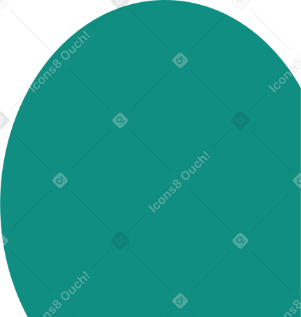 forma verde abstrata PNG, SVG