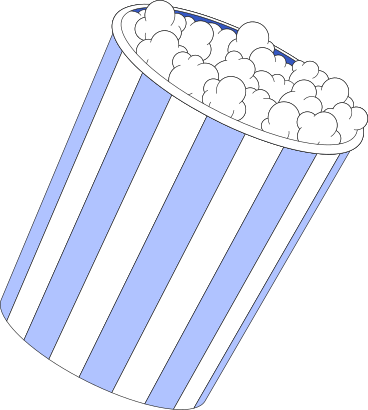 popcorn cup PNG, SVG