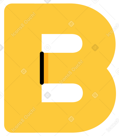 letter b juicy PNG, SVG