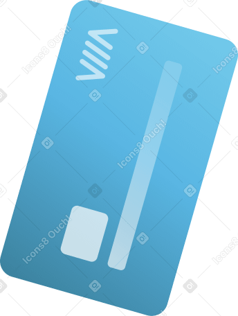 dark blue credit card Illustration in PNG, SVG