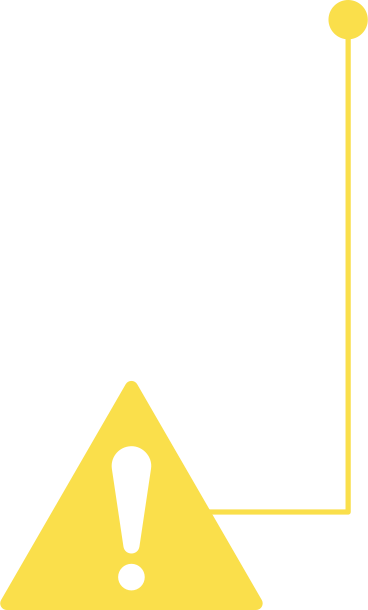 exclamation mark in yellow triangle PNG, SVG