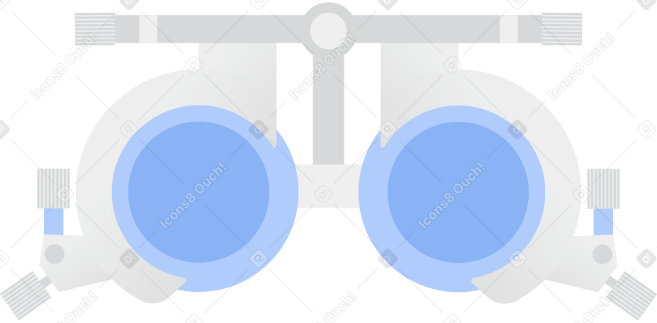 marco de prueba para examen ocular PNG, SVG