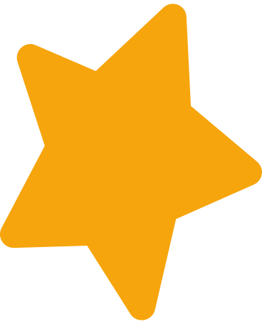 Оранжевая звезда в PNG, SVG