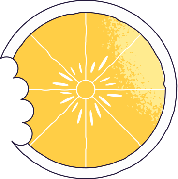 bitten lemon PNG, SVG