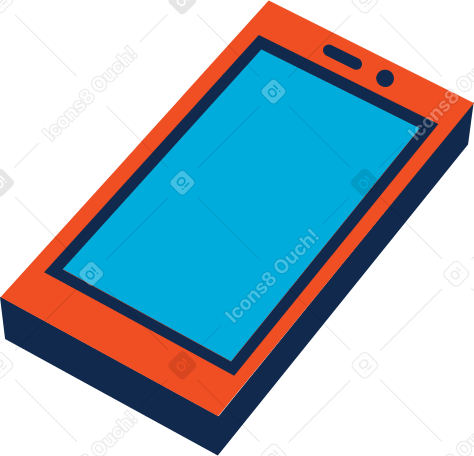 smartphone Illustration in PNG, SVG