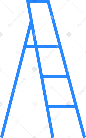 Escada dobrável PNG, SVG