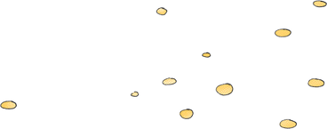 Yellow confetti в PNG, SVG