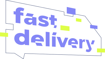 text fast delivery lettering PNG, SVG