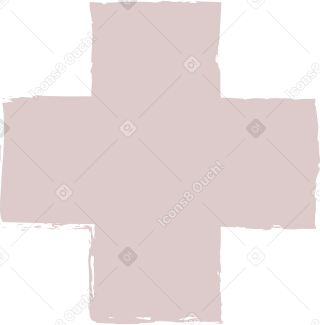 dark pink cross PNG, SVG