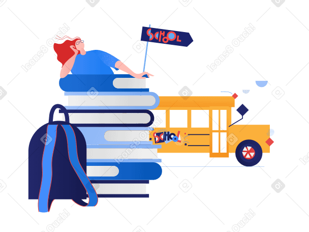 School time PNG, SVG