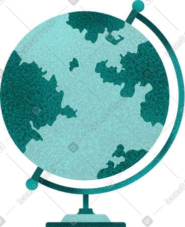 Green globe PNG, SVG