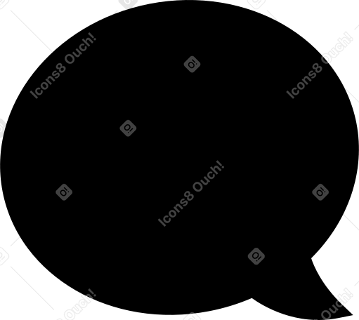 speech bubble icon PNG, SVG